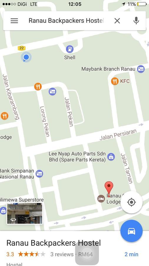 Ranau Backpackers Hostel Kültér fotó